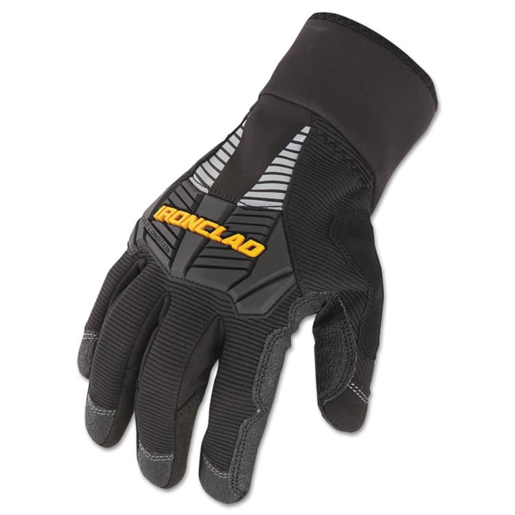 IRONCLAD PERFORMANCE WEAR Cold Condition Gloves, EN388: 3222, 11.5" Long, X-Large, Black, Pair (IRNCCG205XL)