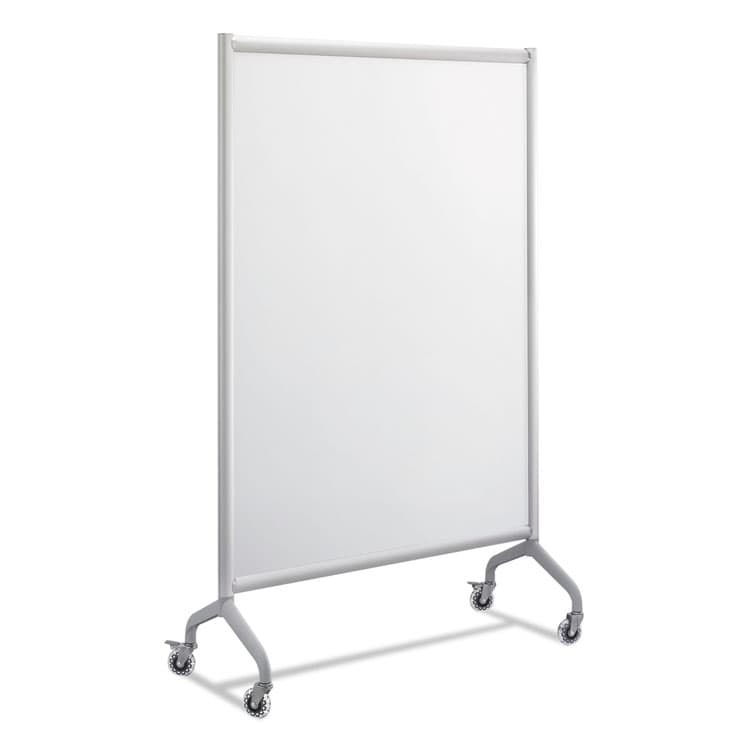 SAFCO PRODUCTS Rumba Whiteboard Collaboration Screen, 36" x 60", White Surface, Powder-Coated Aluminum Frame (SAF2017WBS)