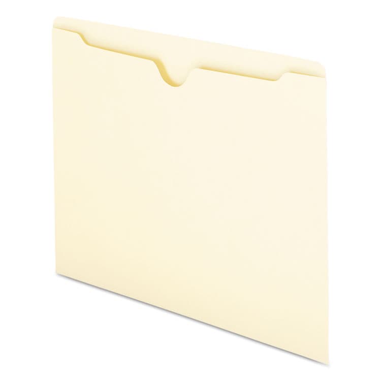 SMEAD MANUFACTURING CO. Manila File Jackets, 1-Ply Straight Tab, Letter Size, Manila, 100/Box (SMD75410) thumbnail 2