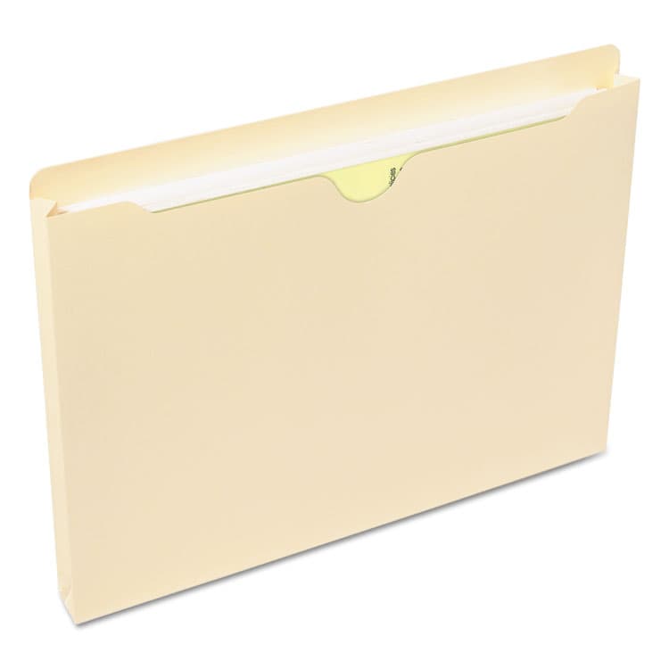 SMEAD MANUFACTURING CO. Manila File Jackets, 1 Ply Straight Tab, Letter Size, Manila, 50/Box (SMD75439) thumbnail 2