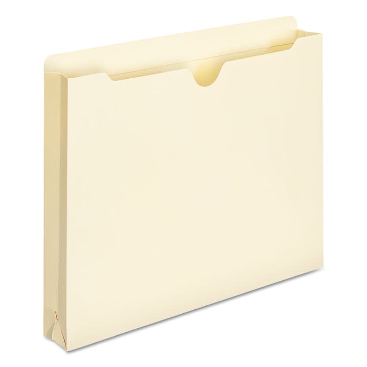 SMEAD MANUFACTURING CO. Manila File Jackets, 2-Ply Straight-Tab, Letter-Size, Manila, 50/Box (SMD75540) thumbnail 2