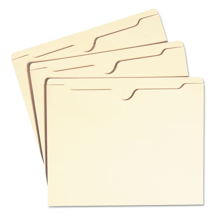 SMEAD MANUFACTURING CO. Manila File Jackets, 1-Ply Straight Tab, Letter Size, Manila, 100/Box (SMD75410) thumbnail 3