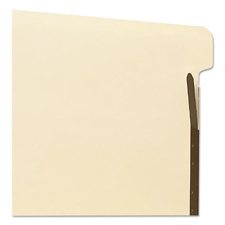 SMEAD MANUFACTURING CO. Self-Adhesive Folder Dividers for Top/End Tab Folders, 2 Fasteners, Letter Size, Manila, 25/Pack (SMD68025) thumbnail 4