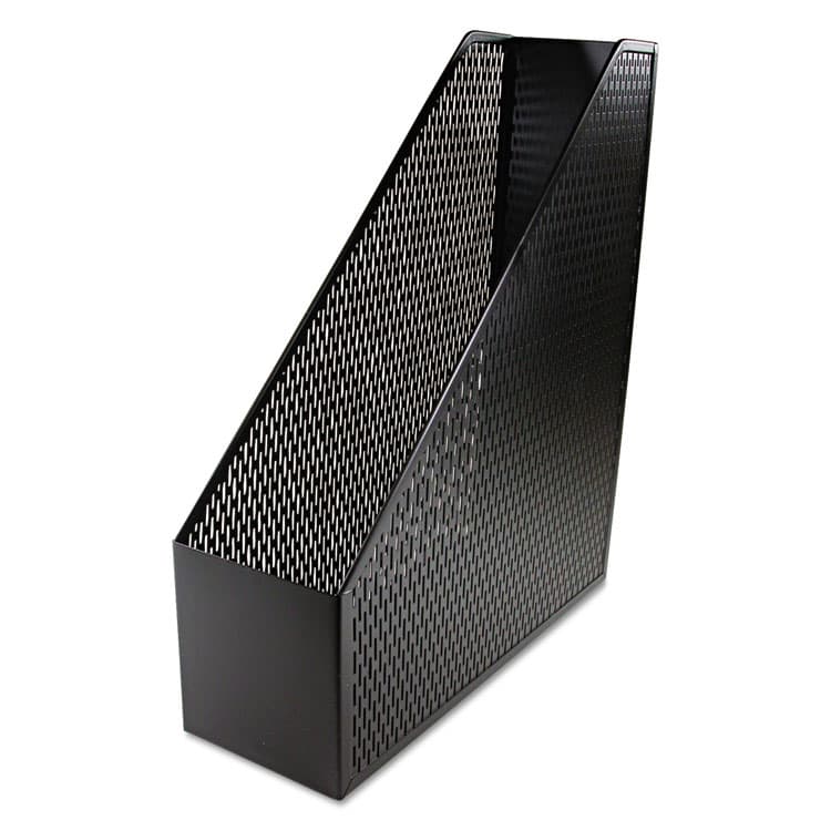 ARTISTIC LLC Urban Collection Punched Metal Magazine File, 3.5 x 10 x 11.5, Black (AOPART20004) thumbnail 2