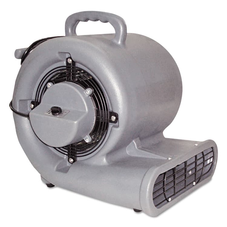 MERCURY FLOOR MACHINES Air Mover, Three-Speed, 1,500 cfm, Gray, 20 ft Cord (MFM1150)
