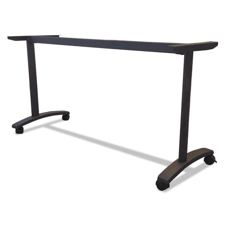 ALERA Alera Valencia Series Training Table T-Leg Base, 54w x 19.75d x 28.5h, Black (ALEVA7476BK)