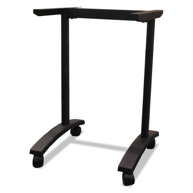 ALERA Alera Valencia Series Training Table T-Leg Base, 24.5w x 19.75d x 28.5h, Black (ALEVA7443BK)