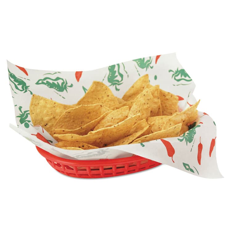 BAGCRAFT Grease-Resistant Paper Wraps and Liners, 12 x 12, Southwest Pattern, 1,000/Box, 5 Boxes/Carton (BGC300365)