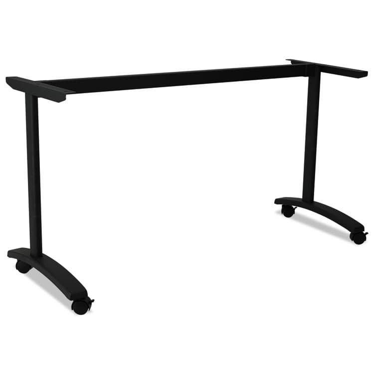ALERA Alera Valencia Series Training Table T-Leg Base, 54w x 19.75d x 28.5h, Black (ALEVA7476BK) thumbnail 2