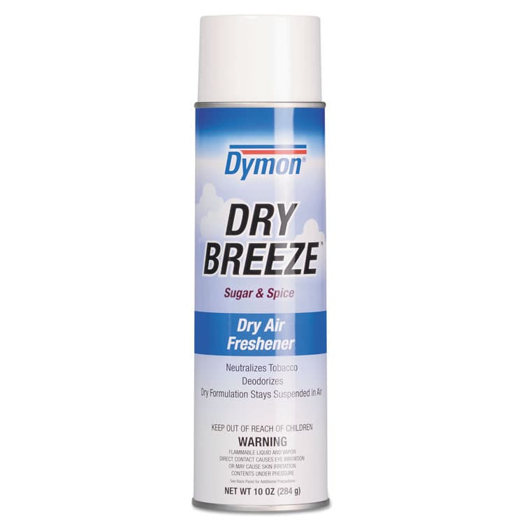 ITW PRO BRANDS Dry Breeze Aerosol Air Freshener, Sugar and Spice, 10 oz Aerosol Spray, 12/Carton (ITW70220) thumbnail 2