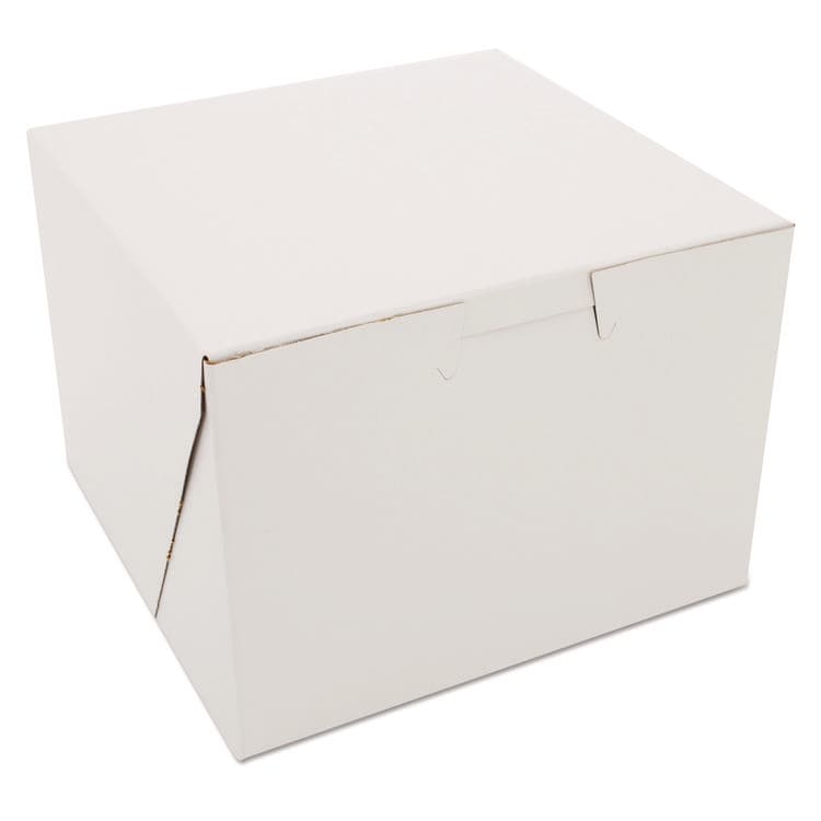 SOUTHERN CHAMPION TRAY White One-Piece Non-Window Bakery Boxes, 5.5 x 5.5 x 4, White, Paper, 250/Carton (SCH0902)