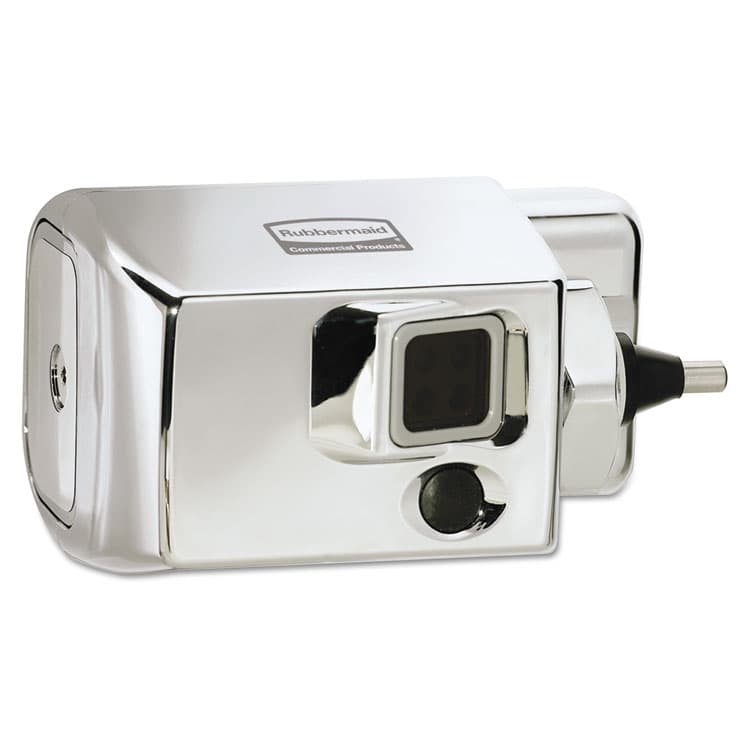 RUBBERMAID COMMERCIAL PROD. Auto Flush Side-Mount Toilet Flushing System, Polished Chrome (RCP401187A)