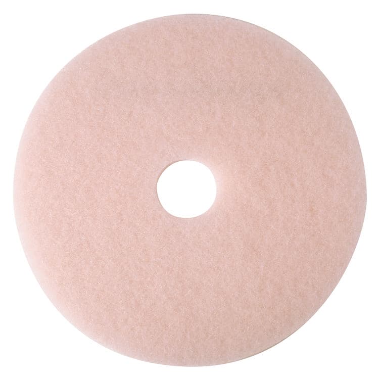 3M/COMMERCIAL TAPE DIV. Ultra High-Speed Eraser Floor Burnishing Pad 3600, 24" Diameter, Pink, 5/Carton (MMM25861)