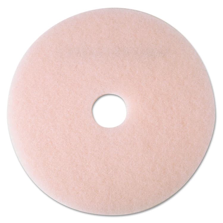 3M/COMMERCIAL TAPE DIV. Ultra High-Speed Eraser Floor Burnishing Pad 3600, 17" Diameter, Pink, 5/Carton (MMM25855)