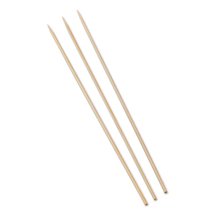 AMERCAREROYAL Bamboo Skewers, Paper, 10", White, 100/Pack, 10 Packs/Box, 12 Boxes/Carton (RPPR813)
