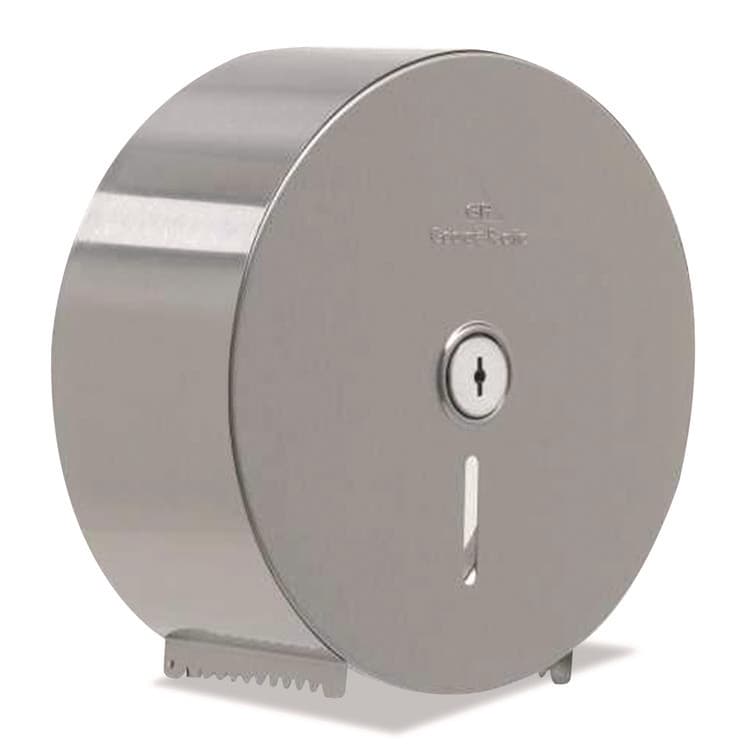GEORGIA PACIFIC Stainless Steel Jumbo Roll Tissue Dispenser, 10.75 x 4.44 x 10.75, Stainless Steel (GPC59448)