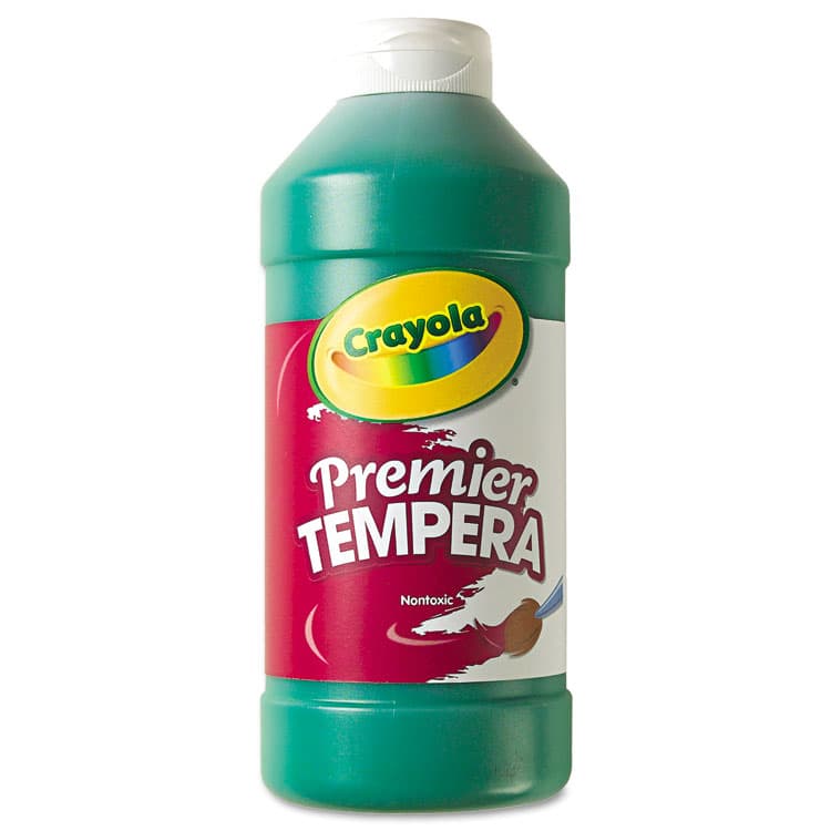 BINNEY & SMITH / CRAYOLA Premier Tempera Paint, Green, 16 oz Bottle (CYO541216044)
