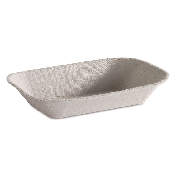 HUHTAMAKI Savaday Molded Fiber Food Tray, 5 x 7, Beige, Paper, 250/Bag, 4 Bags/Carton (HUH10403CT) thumbnail 2