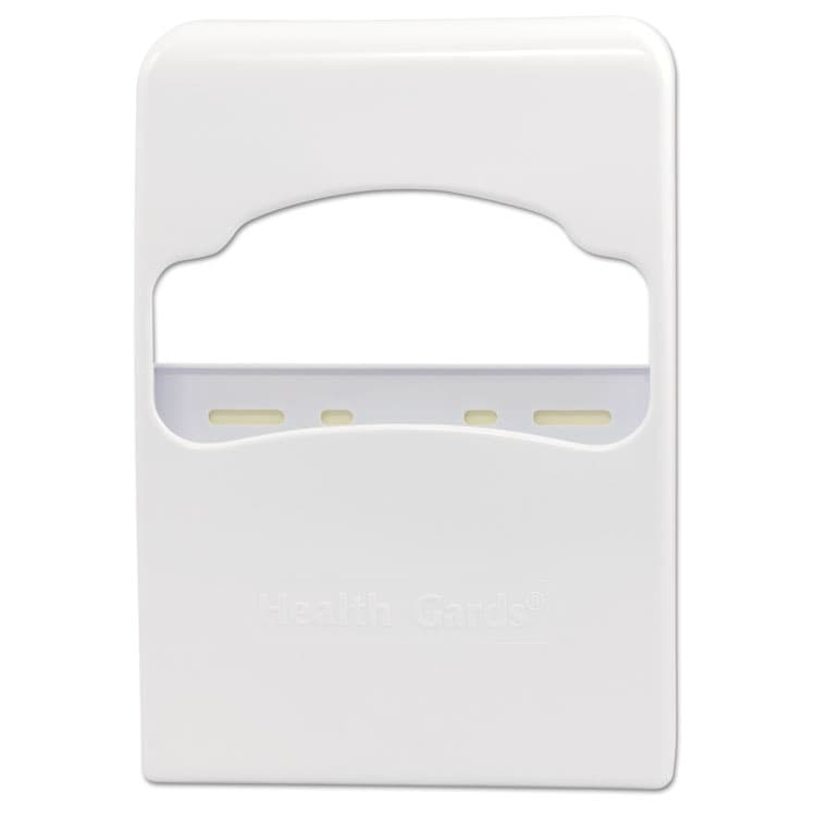 HOSPECO Health Gards Quarter-Fold Toilet Seat Cover Dispenser, 8.75 x 2 x 12, White (HOSHG2)