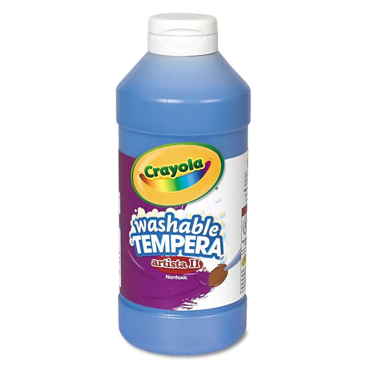 BINNEY & SMITH / CRAYOLA Artista II Washable Tempera Paint, Blue, 16 oz Bottle (CYO543115042)