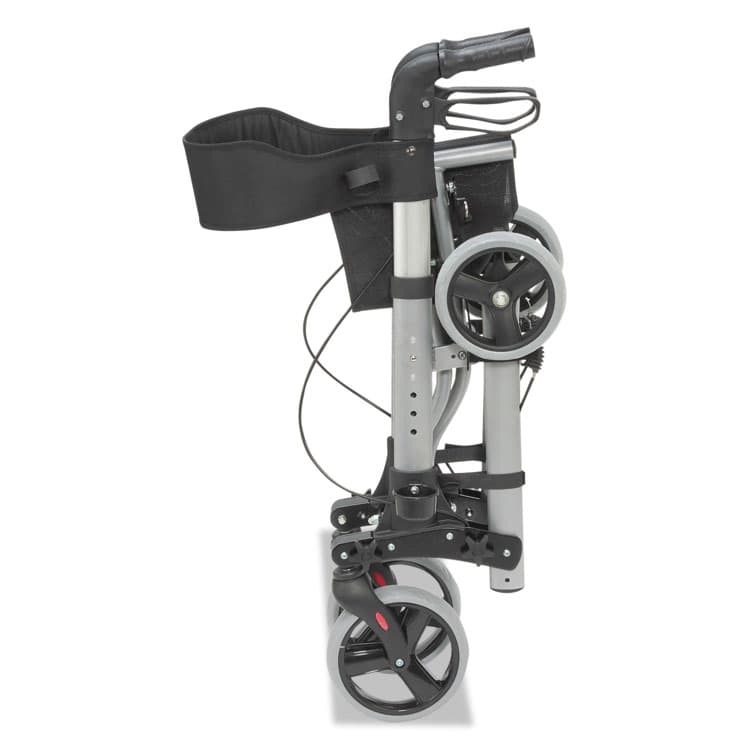 BRIGGS HEALTHCARE Gateway Aluminum Rollator, Adjusts 31" to 36", 300 lb Capacity, Titanium (BGH50150124100) thumbnail 2