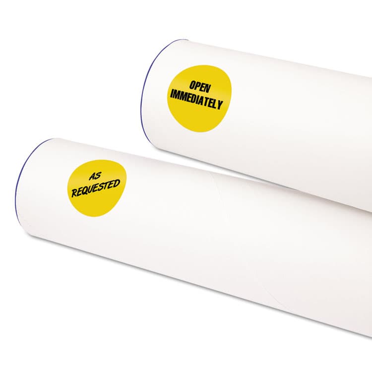 AVERY PRODUCTS CORPORATION Printable Self-Adhesive Removable Color-Coding Labels, 1.25" dia, Neon Orange, 8/Sheet, 50 Sheets/Pack, (5476) (AVE05476) thumbnail 3