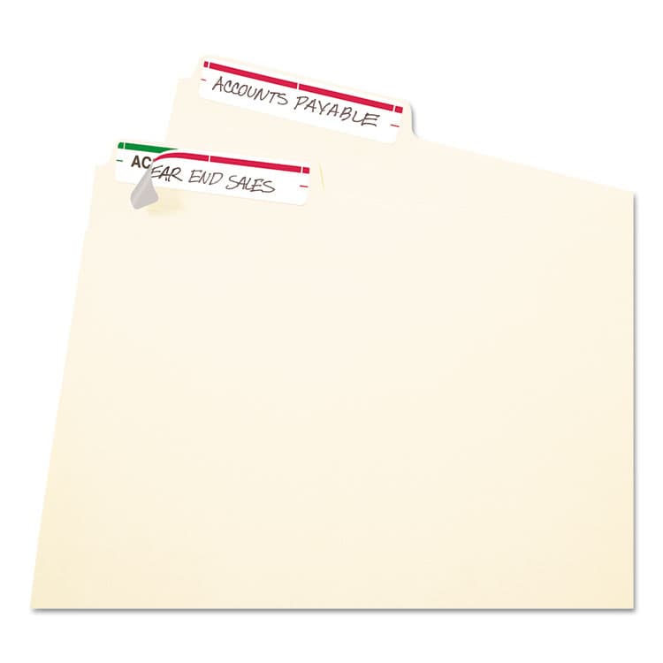 AVERY PRODUCTS CORPORATION Printable 4" x 6" - Permanent File Folder Labels, 0.69 x 3.44, White, 7/Sheet, 36 Sheets/Pack, (5201) (AVE05201) thumbnail 3