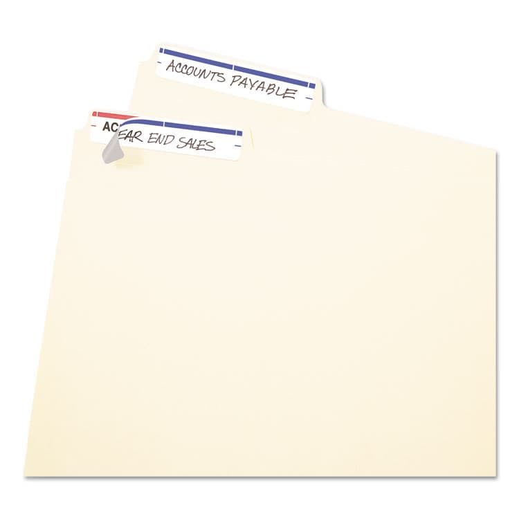 AVERY PRODUCTS CORPORATION Printable 4" x 6" - Permanent File Folder Labels, 0.69 x 3.44, White, 7/Sheet, 36 Sheets/Pack, (5200) (AVE05200) thumbnail 2