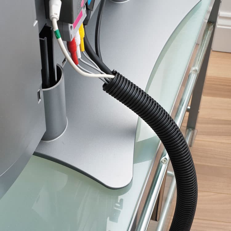 D-LINE Cable Tidy Tube, 1.25" Diameter x 43" Long, Black (DLNCTT11B) thumbnail 2