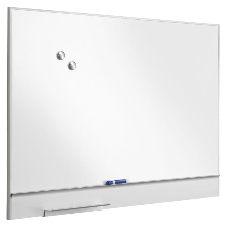 ICEBERG ENTERPRISES Polarity Magnetic Dry Erase White Board, 48" x 32", White Surface, Satin Aluminum Frame (ICE31240) thumbnail 2