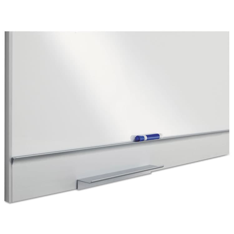 ICEBERG ENTERPRISES Polarity Magnetic Dry Erase White Board, 72" x 46", White Surface, Satin Aluminum Frame (ICE31260) thumbnail 2