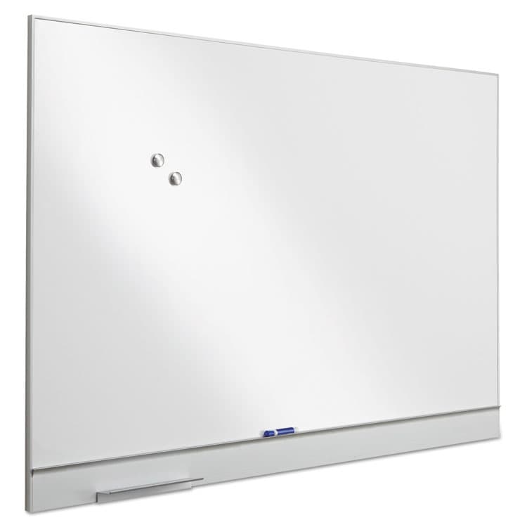 ICEBERG ENTERPRISES Polarity Magnetic Dry Erase White Board, 72" x 46", White Surface, Satin Aluminum Frame (ICE31260)
