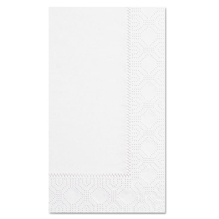 HOFFMASTER Dinner Napkins, 2-Ply, 15 x 17, White, 1,000/Carton (HFM180500)