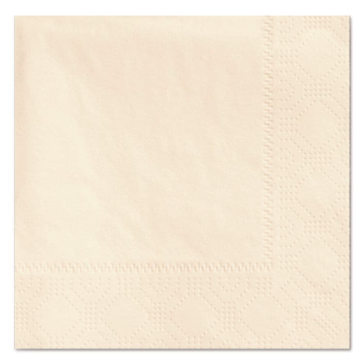 HOFFMASTER Embossed Beverage Napkins, 2-Ply, 9.5 x 9.5, Ecru, 1,000/Carton (HFM180317)