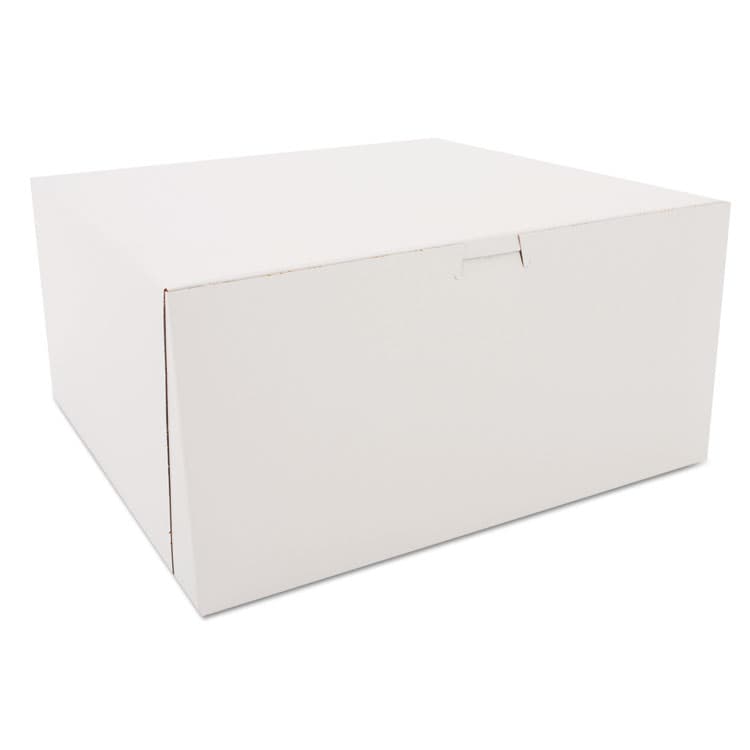 SOUTHERN CHAMPION TRAY White One-Piece Non-Window Bakery Boxes, 12 x 12 x 6, White, Paper, 50/Carton (SCH0989)