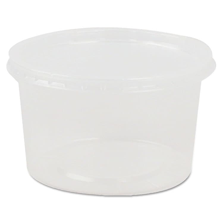 WNA, . Deli Containers and Lids, 8 oz, 4.56" Diameter x 1.09" h, Clear, Plastic, 250/Carton (WNAAPCOMBO08)