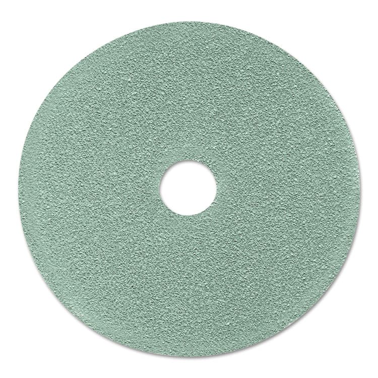 3M/COMMERCIAL TAPE DIV. Ultra High-Speed Floor Burnishing Pads 3100, 24" Diameter, Aqua, 5/Carton (MMM17438)