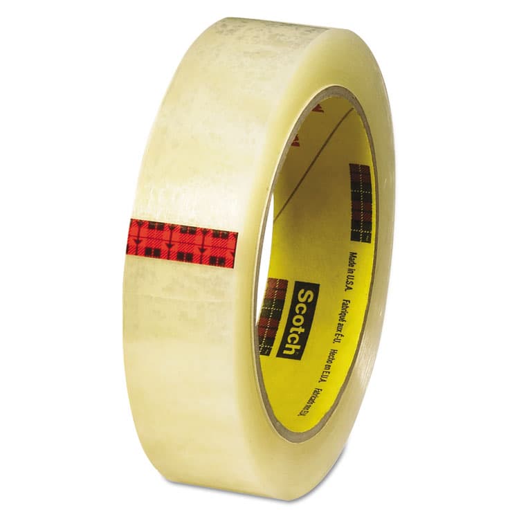 3M/COMMERCIAL TAPE DIV. Light-Duty Packaging Tape - High Clarity, 3" Core, 1" x 72 yds, Transparent (MMM600172IND)