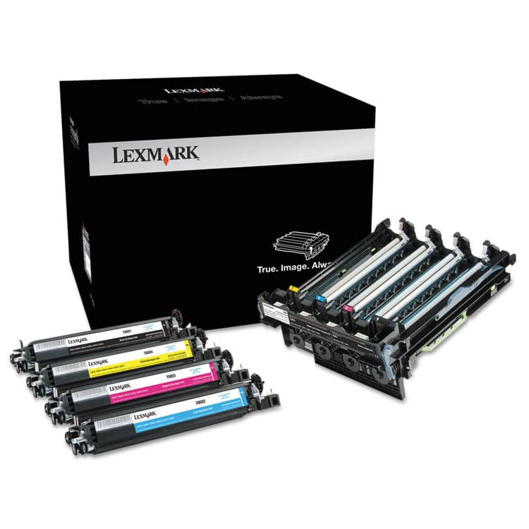 LEXMARK INT'L, . 70C0Z50 Unison Imaging Unit, 40,000 Page Yield, Black/Tri-Color (LEX70C0Z50)