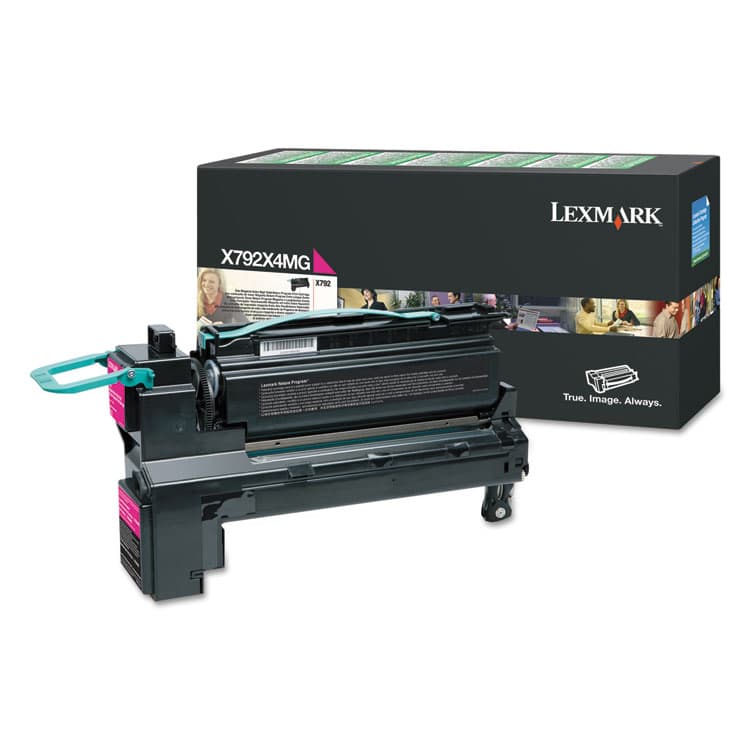 LEXMARK INT'L, . X792X4MG Return Program Extra High-Yield Toner, 20,000 Page-Yield, Magenta (LEXX792X4MG)