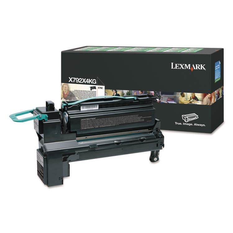 LEXMARK INT'L, . X792X4KG Return Program Extra High-Yield Toner, 20,000 Page-Yield, Black (LEXX792X4KG)