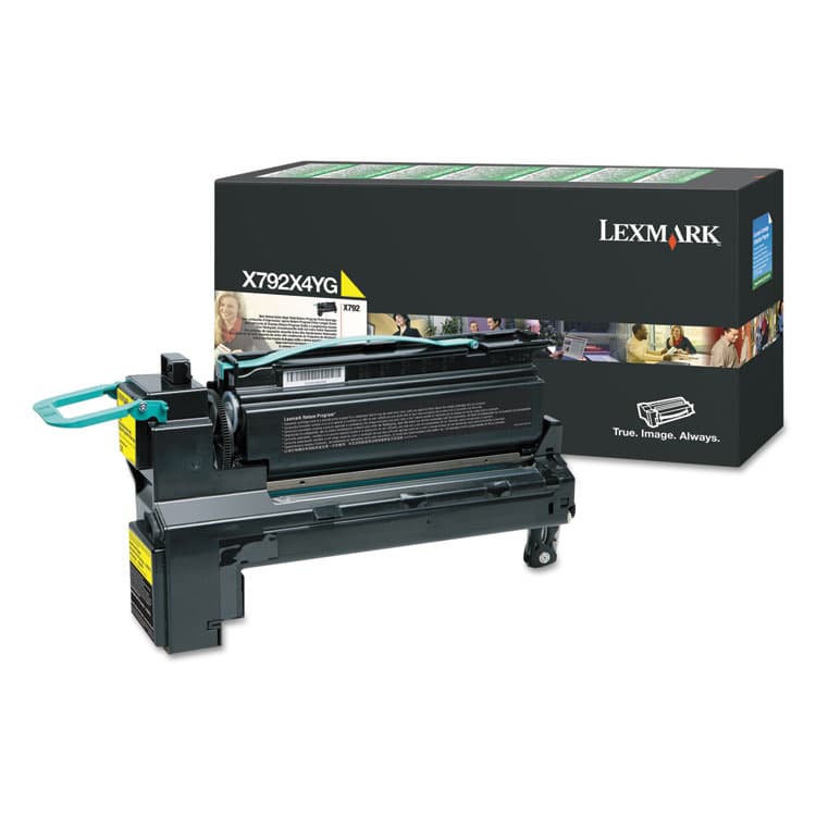 LEXMARK INT'L, . X792X4YG Return Program Extra High-Yield Toner, 20,000 Page-Yield, Yellow (LEXX792X4YG)
