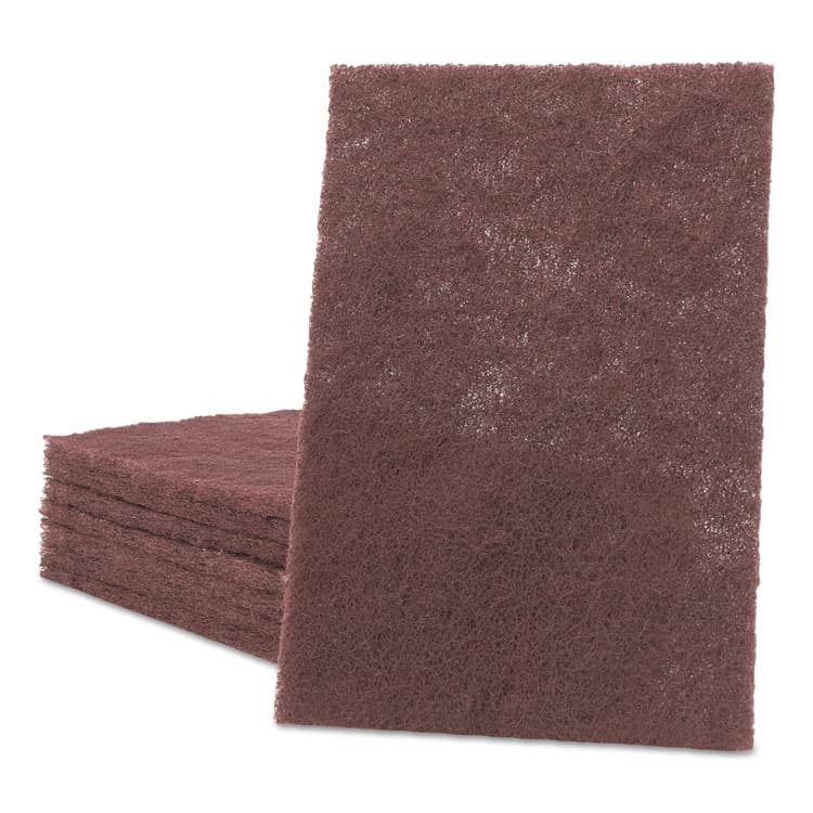 3M/COMMERCIAL TAPE DIV. General Purpose Hand Pad, 6 x 9, Maroon, 20/Box, 3 Boxes/Carton (MMM04029)