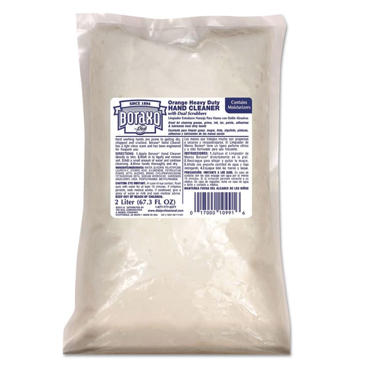 DIAL PROFESSIONAL Orange Heavy Duty Hand Cleaner Refill, Citrus Scent, 2 L, 4/Carton (DIA10991CT) thumbnail 2