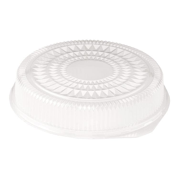 HFA Round Plastic Dome Lid, Embossed, Fits 212/213, 16" Diameter, Clear, 25/Carton (HFA2012DL) thumbnail 4