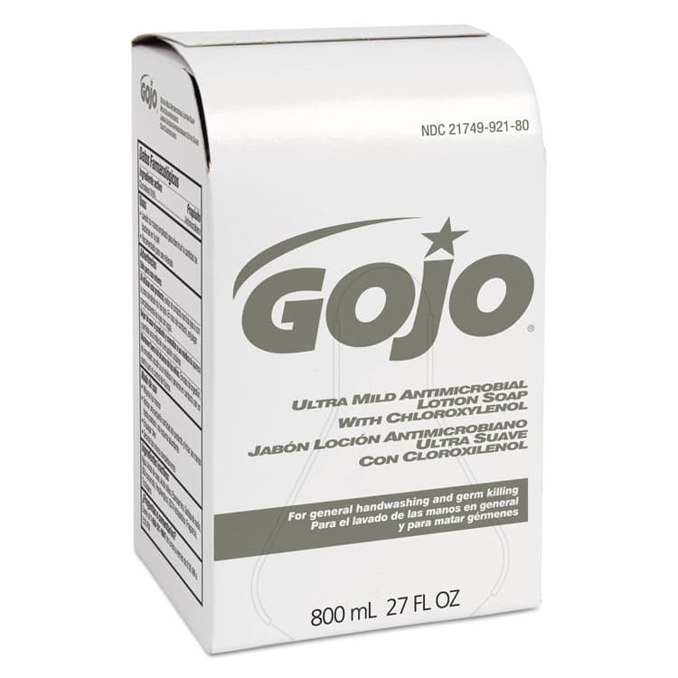 GO-JO INDUSTRIES Ultra Mild Lotion Soap with Chloroxylenol Refill, Coconut Scent, 800 mL, 12/Carton (GOJ921212CT) thumbnail 2