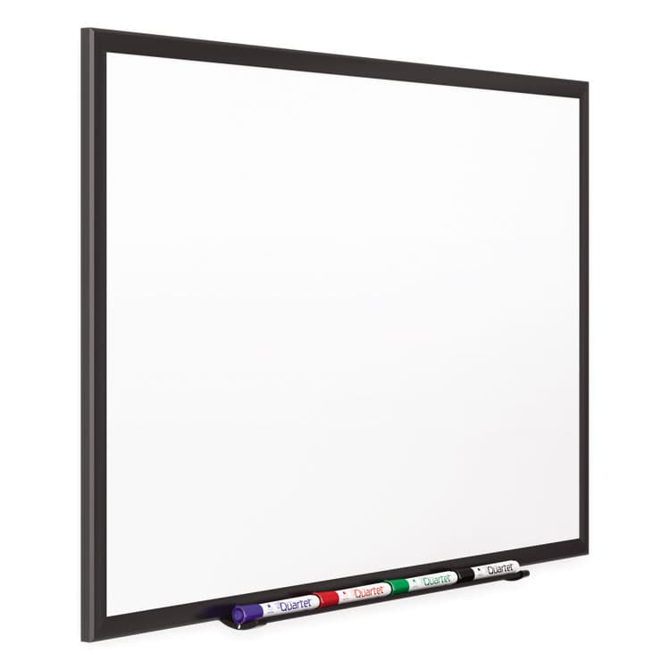 QUARTET MFG. Classic Series Porcelain Magnetic Dry Erase Board, 60" x 36", White Surface, Black Aluminum Frame (QRT2545B) thumbnail 3
