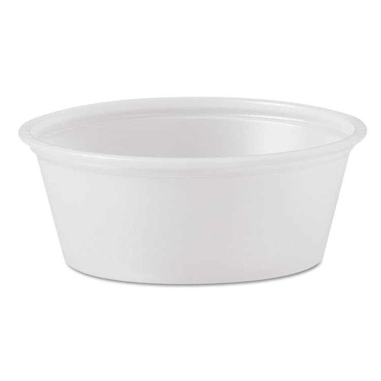 DART Polystyrene Portion Cups, 1.5 oz, Plastic, Translucent, 2,500/Carton (DCCP150N)