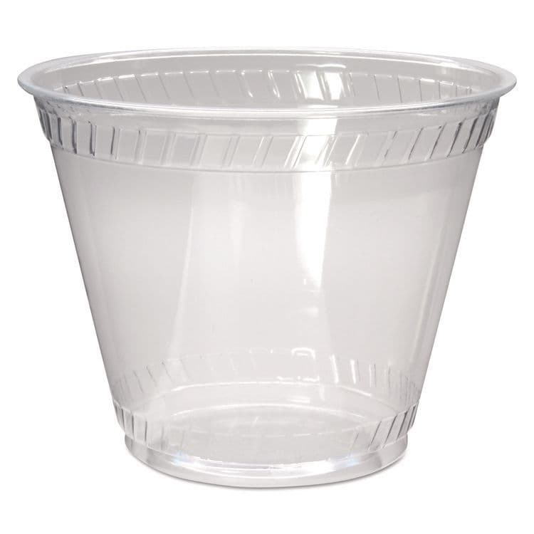 FABRI-KAL Greenware Cold Drink Cups, Old-Fashioned Cup, 9 oz, Sugarcane, Clear, 50/Sleeve, 20 Sleeves/Carton (FABGC9OF)