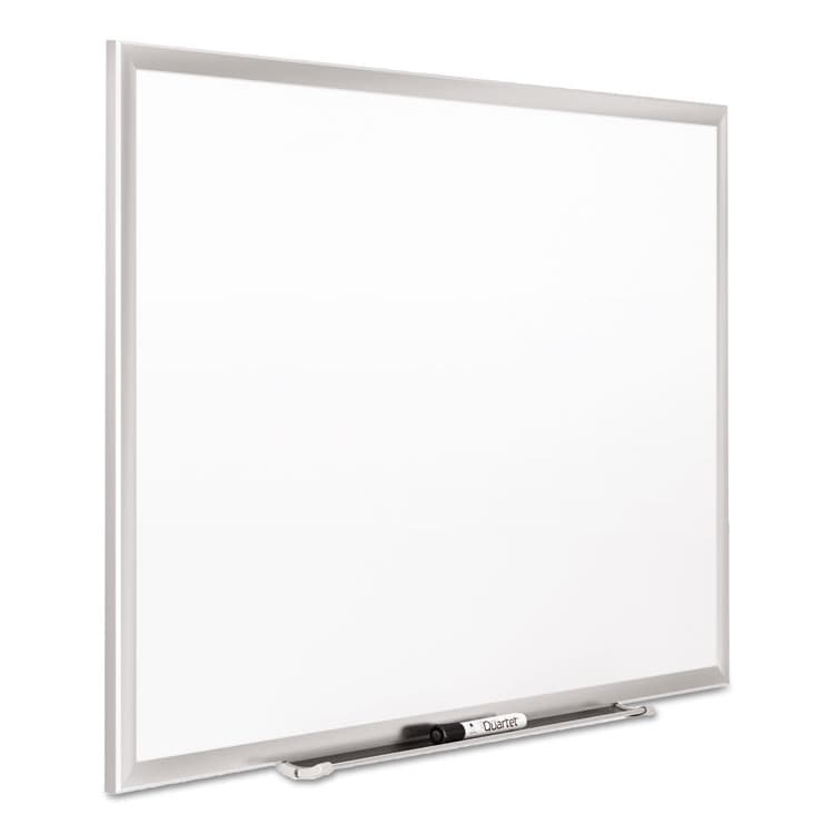 QUARTET MFG. Classic Series Porcelain Magnetic Dry Erase Board, 96" x 48", White Surface, Satin Aluminum Frame (QRT2548) thumbnail 2